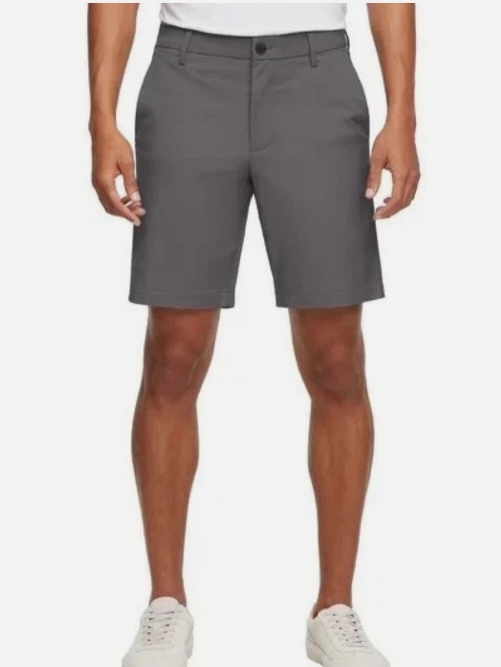 Men's Stretch Chino Shorts - Grey - Banana Republic - 30